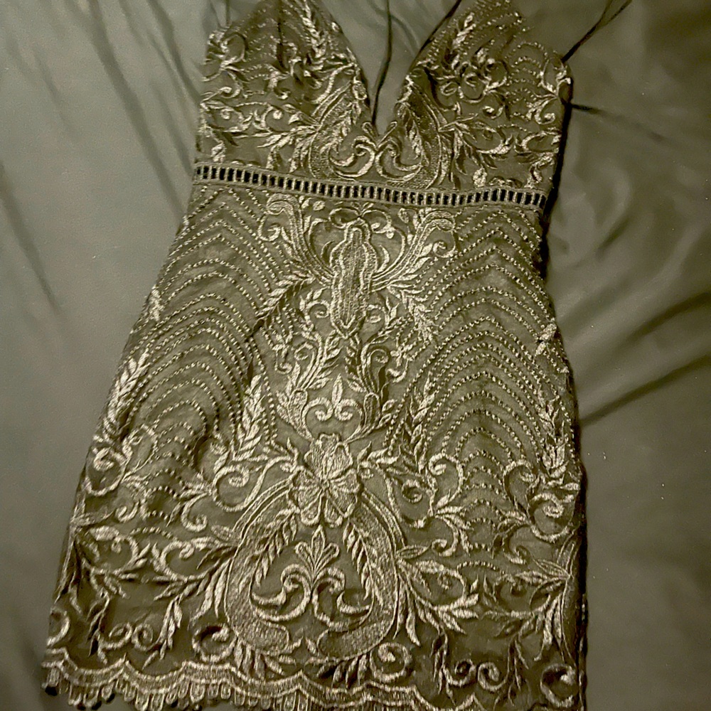 Black cocktail dress